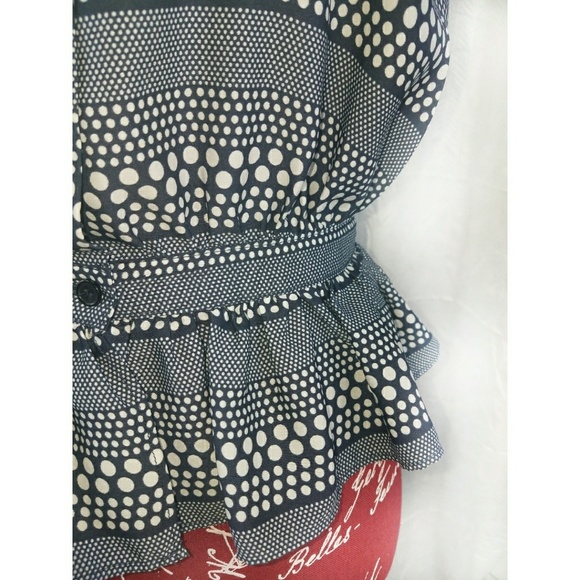 Alice Ritter Brooklyn sleeveless Peplum top sz XSm - Picture 3 of 8